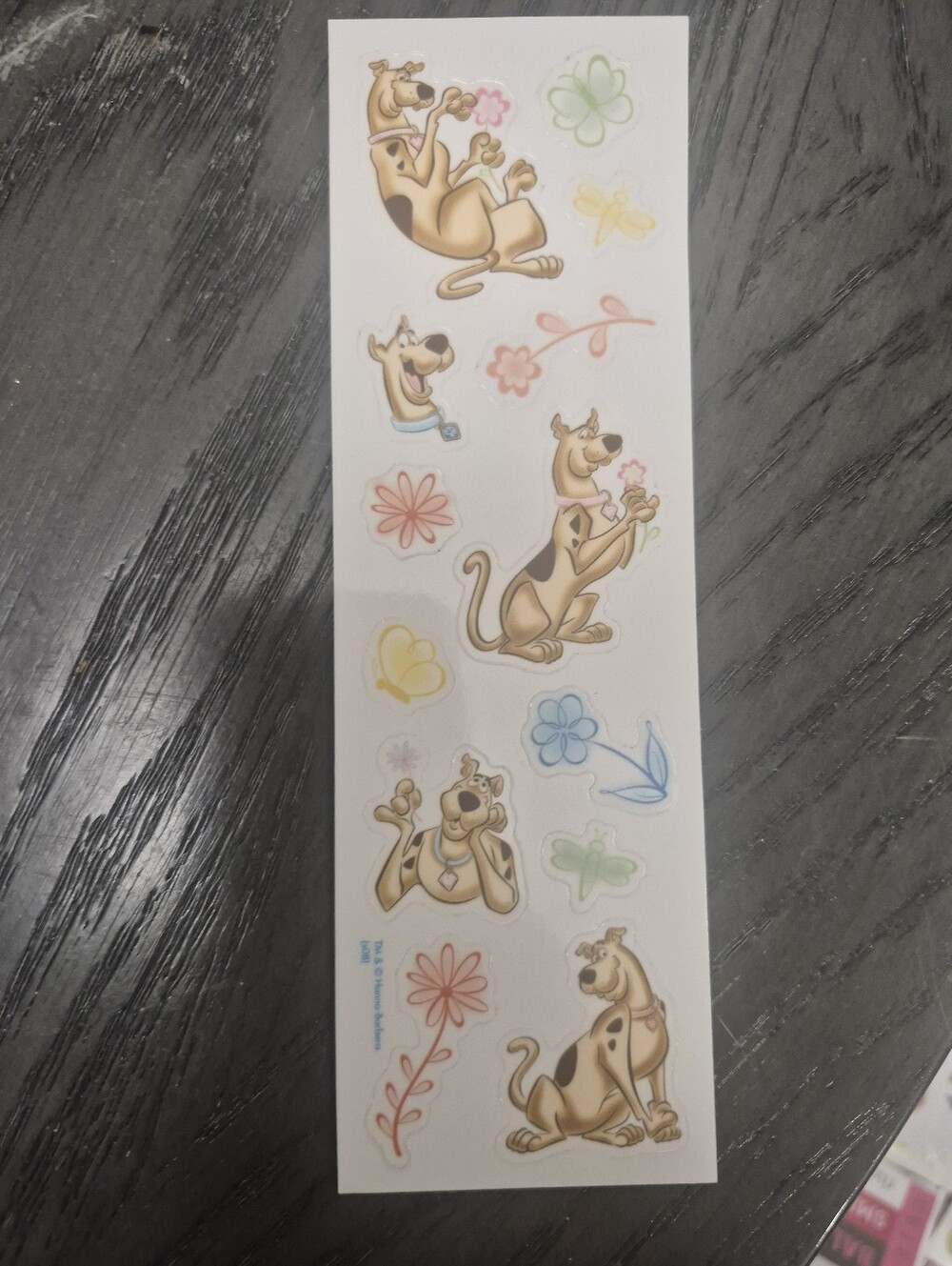 Scooby-Doo Brown Character Sticker Sheet for Home Office